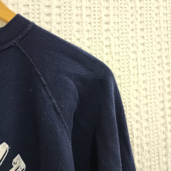 Vintage 80s Penn State Artex Sweatshirt Crewneck Made in USA Navy Small - Picture 8 of 11